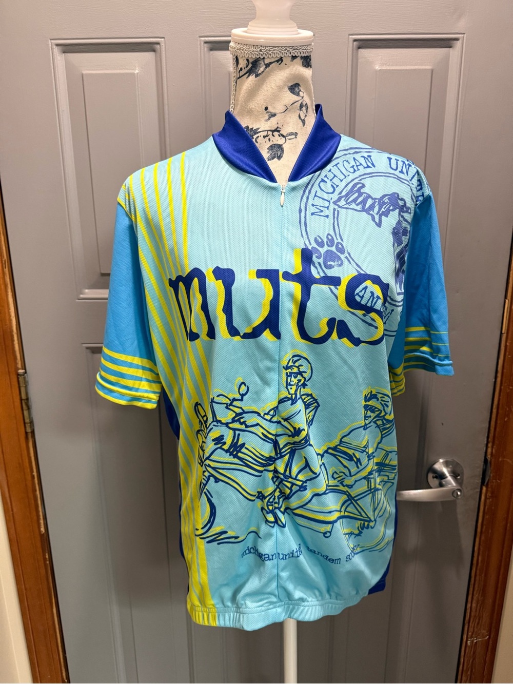 (MUTS) Michigan United Tandem Society-Vintage Cycling Jersey -women 2XL